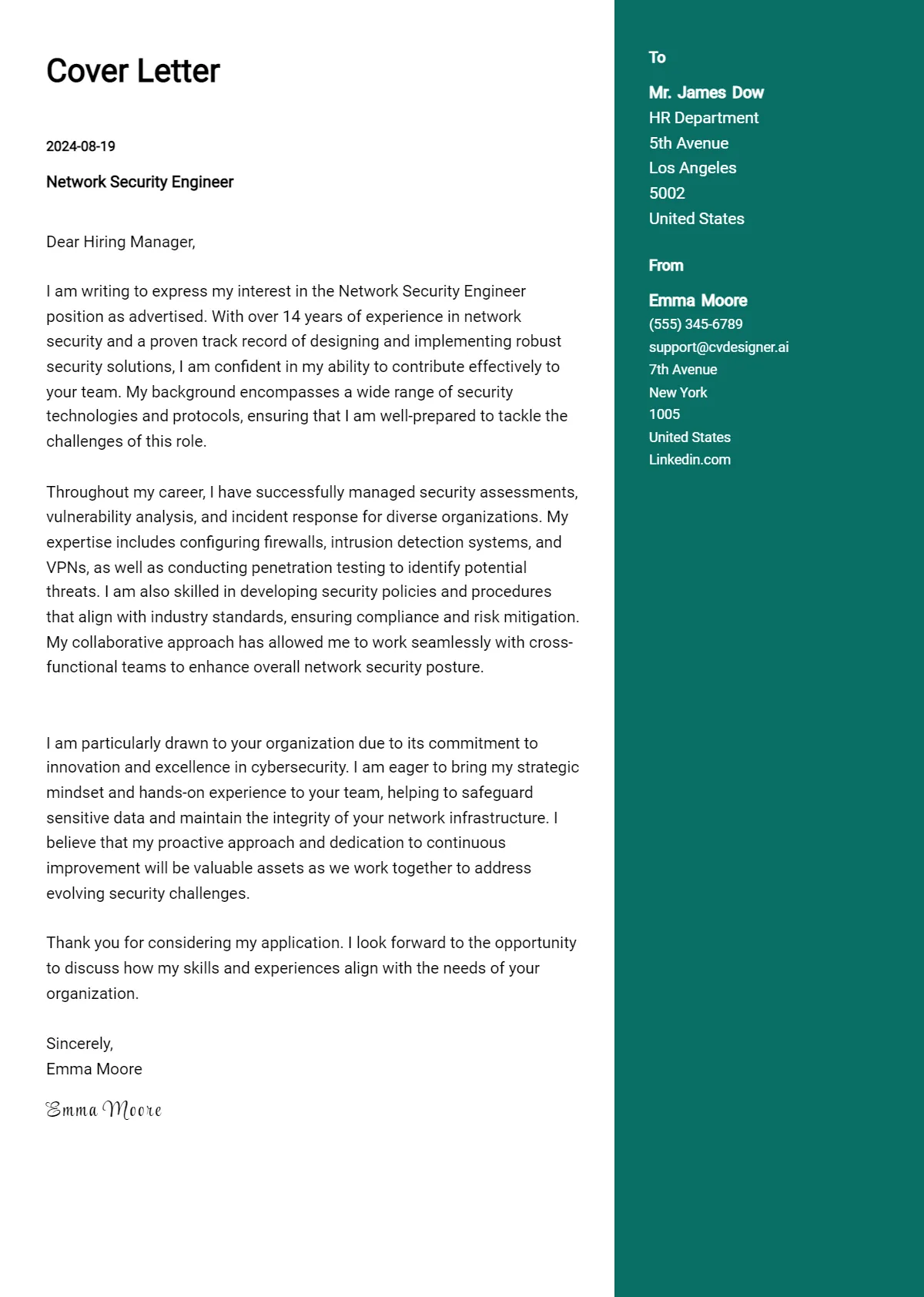 35728 proofreading cover letter