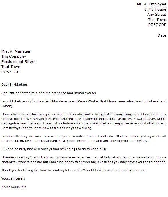 35729 maintenance manager