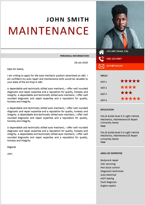 35729 maintenance supervisor