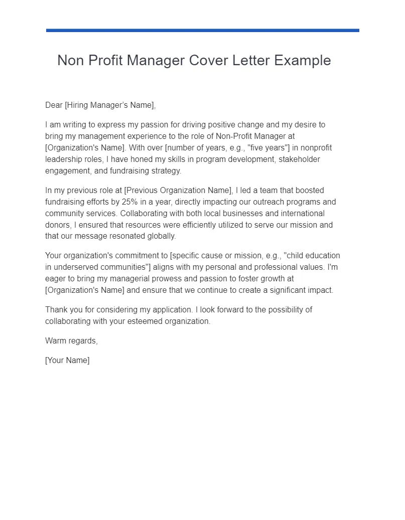 35730 nonprofit cover letter structure
