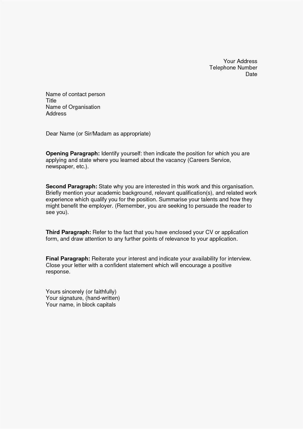 35740 formatting cover letter
