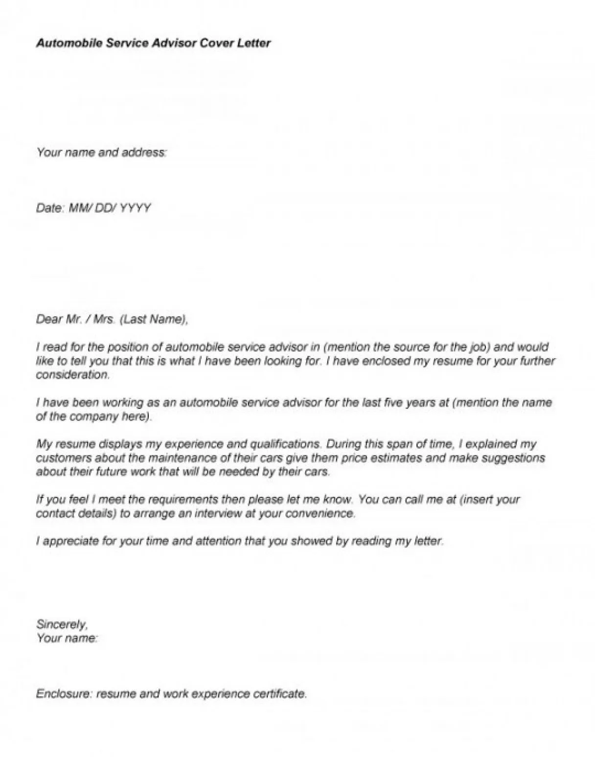 35740 tailoring cover letter