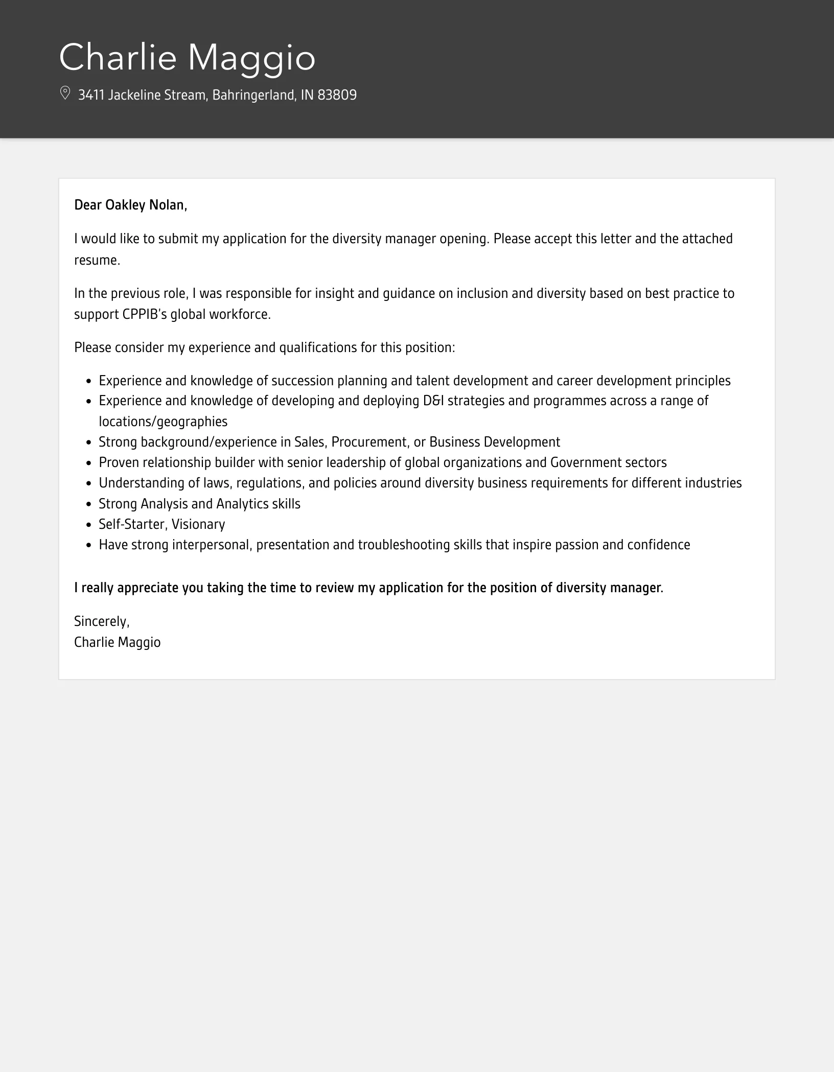 35741 cover letter structure