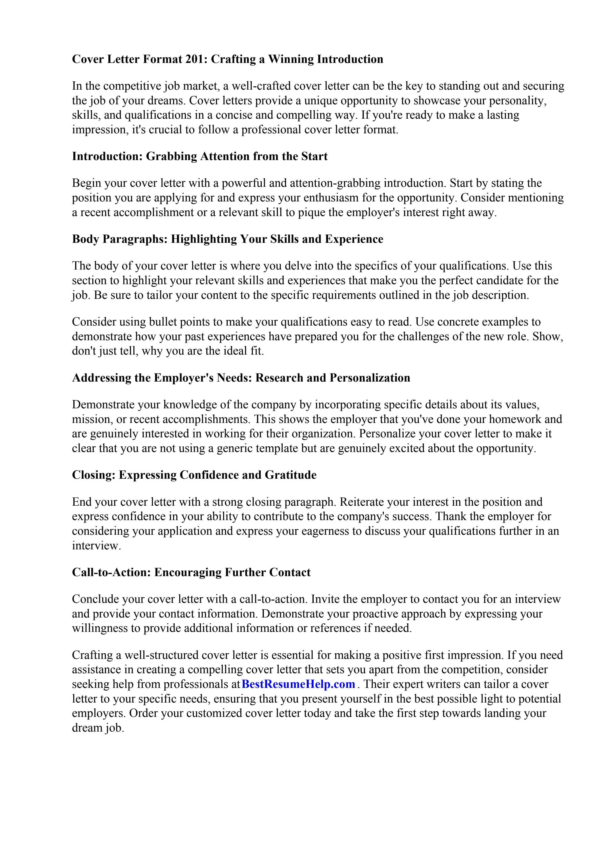 35753 cover letter headings