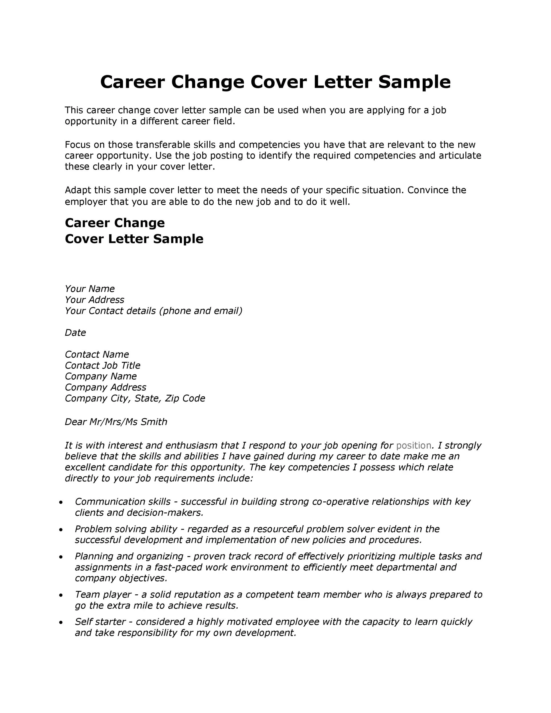 35771 sales to marketing cover letter