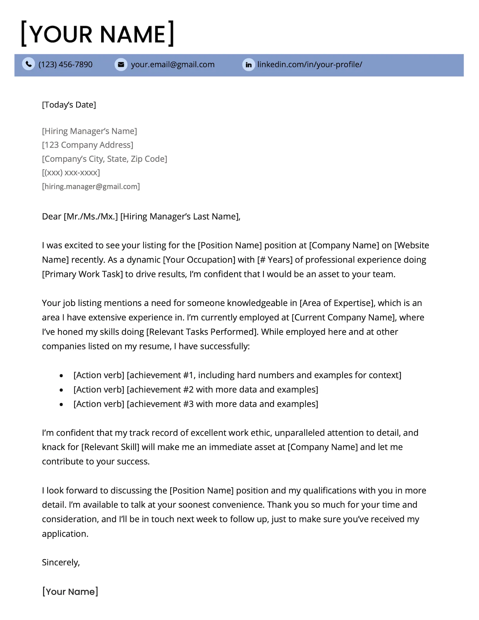 35780 cover letter formatting