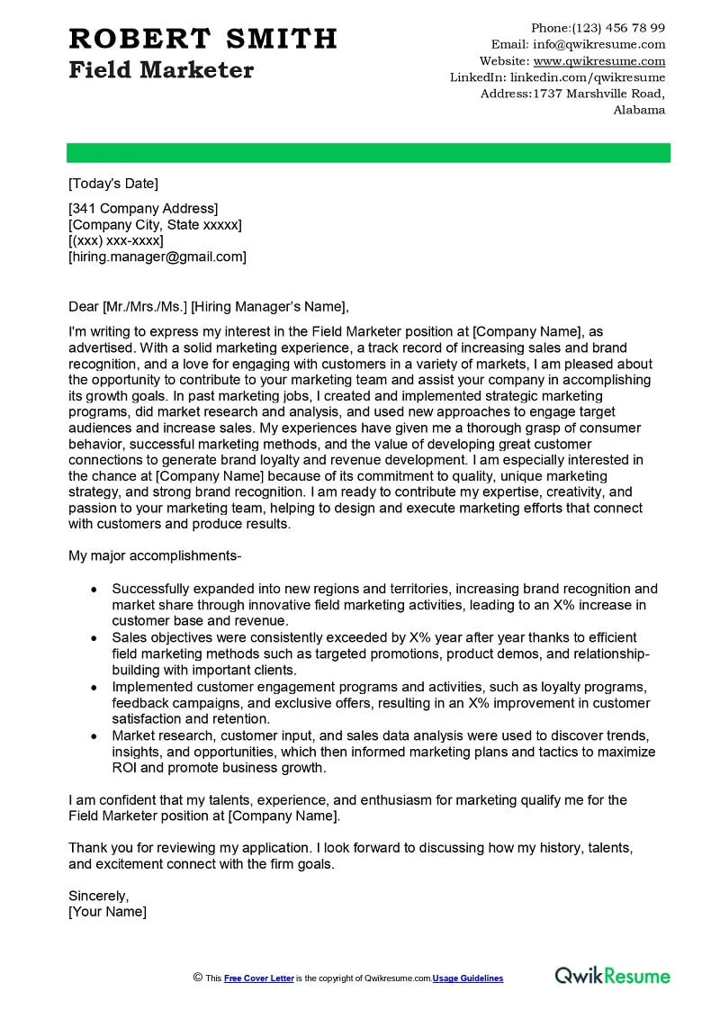 35781 marketing keywords cover letter